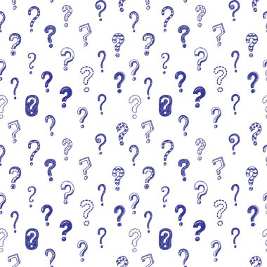 Karalama soruları elle çizilmiş kusursuz desen