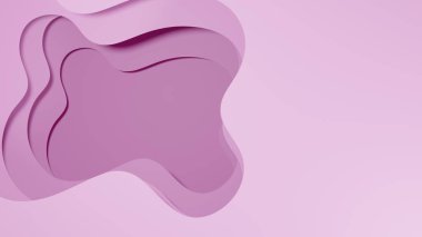 Kağıt soyut arka plan kesti. 3d render.