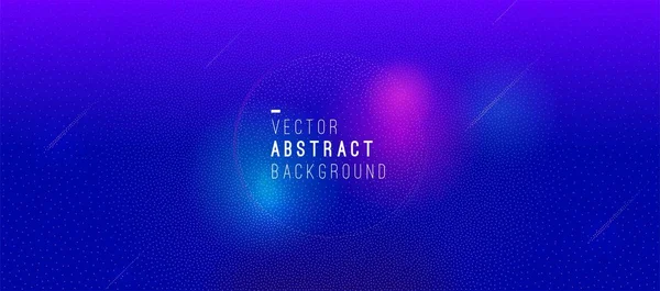 Abstrakter Hintergrund Mit Glühenden Teilchen Flüssigkeitsvektorillustration Kreisrahmen Futuristisches Design Stockillustration