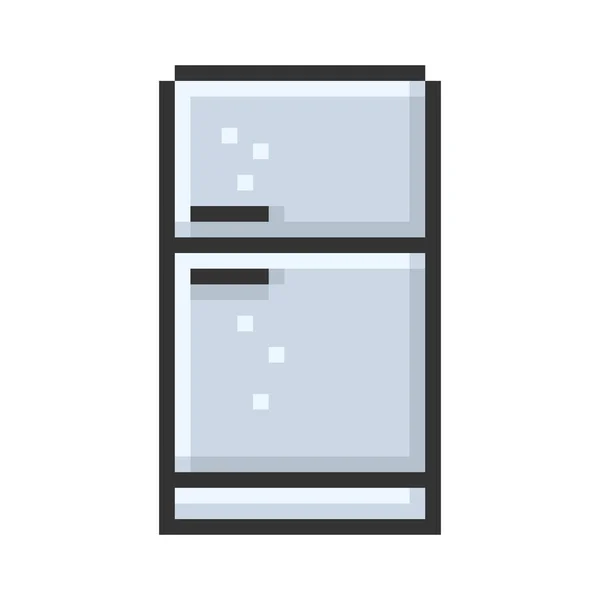 Ícone Pixel Esboçado Refrigerador Totalmente Editável —  Vetores de Stock