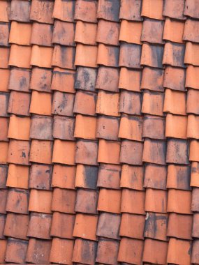 Arka plan olarak kullanmak için kırmızı kiremit