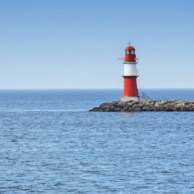 Rostock Warnemuende Doğu parkında feneri