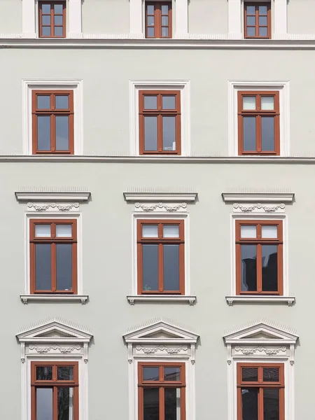 Nahaufnahme Eines Historischen Gebäudes Der Altstadt Von Görlitz Sachsen Deutschland — Stockfoto