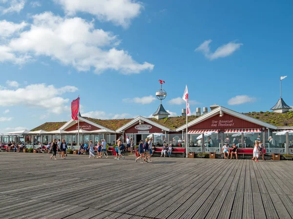 Sankt Peter Ording Schleswig Holstein Germany 2019 Gosch Sylt餐厅连锁分公司 — 图库照片