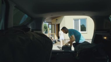 Aile araba gövde torba ambalaj