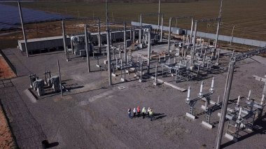 Grup mühendis transformatör platformu İstasyonu