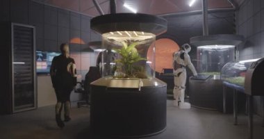 Bilim adamları ve robot bitki kuluçka ile çalışıyor
