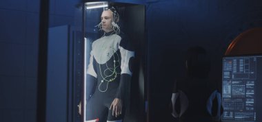 Bilim adamı Mars 'ta insan biyolojisi okuyor.