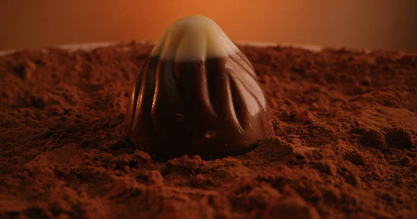 Кондитерские изделия на какао-порошке — стоковое фото