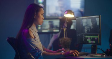 Kurgu odasındaki video editörleri