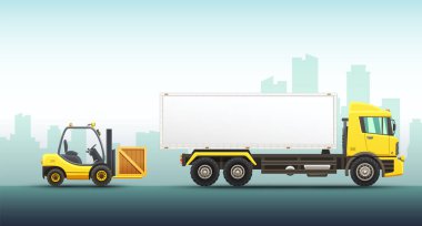 Hızlı teslimat hizmeti kavramsal vektör çizim.