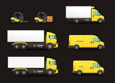 Teslimat ve ulaşım araçları kümesi