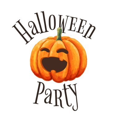 Kabak vektör çizim bir Cadılar Bayramı tatil.