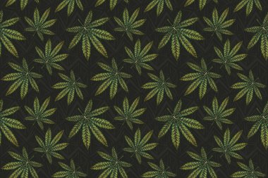 Esrar Dikişsiz desen vektör eps10 çizim bırakır.