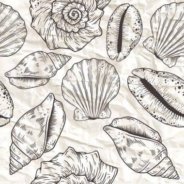 El deniz arka plan çekilmiş. İzole eps10 illüstrasyon vektör.