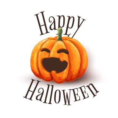 Kabak vektör çizim bir Cadılar Bayramı tatil.