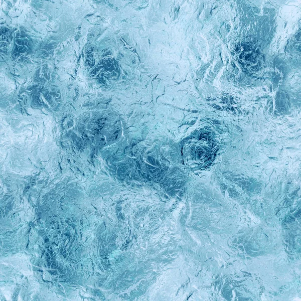 Структура Льда Синяя Кристальная Поверхность Льда Бесшовный Фон — стоковое фото