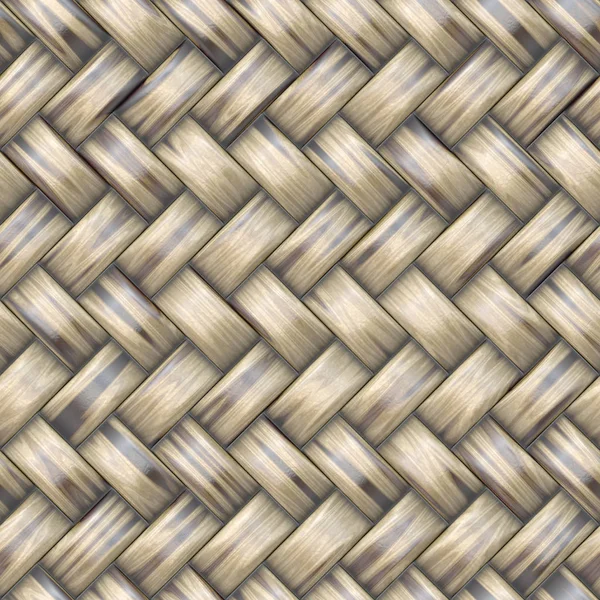 Naturalny Bambus Beige Tekstura Tekstura Powierzchni Koszyka Tło Wzór Światło — Zdjęcie stockowe