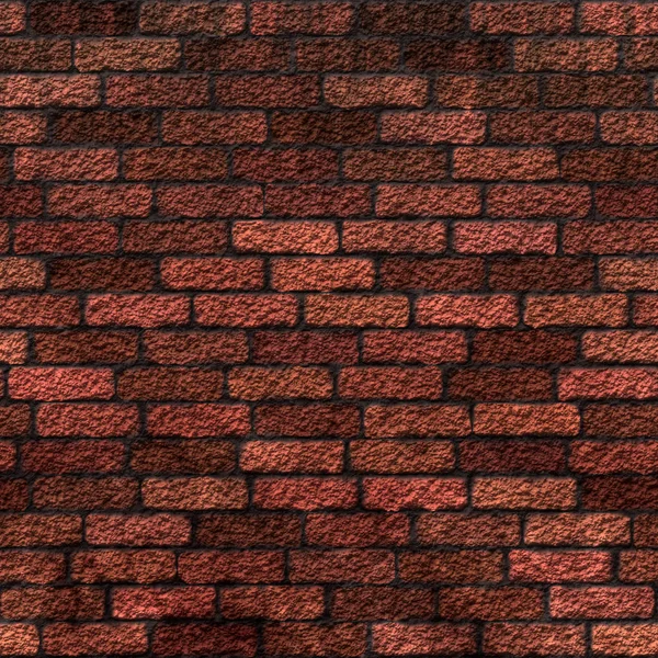 Kırmızı Tuğla Eski Tuğla Duvar Doku Sorunsuz Arka Plan — Stok fotoğraf