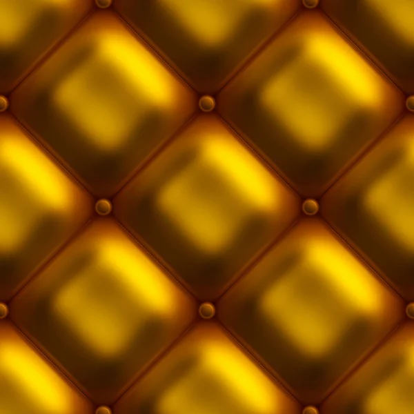 Sömlös Bakgrund Gyllene Klädsel Metall Textur — Stockfoto