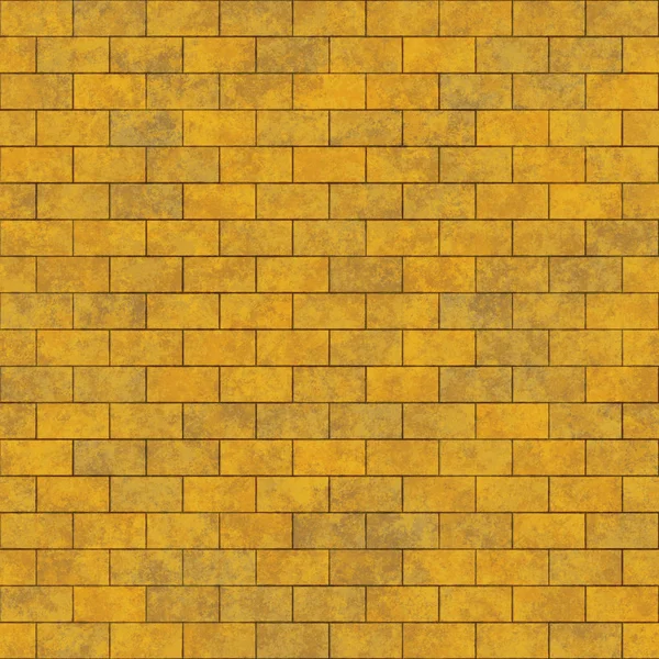 Yellow bricks. Texture of a colored brick wall. Seamless background.