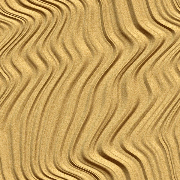 砂の背景 河床波のシームレスなテクスチャです 砂漠の砂丘 ビーチで砂します — ストック写真