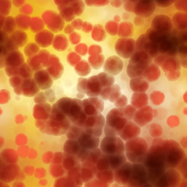 Fondo Sangre Células Bajo Microscopio Ilustración Orgánica Sin Fisuras —  Fotos de Stock