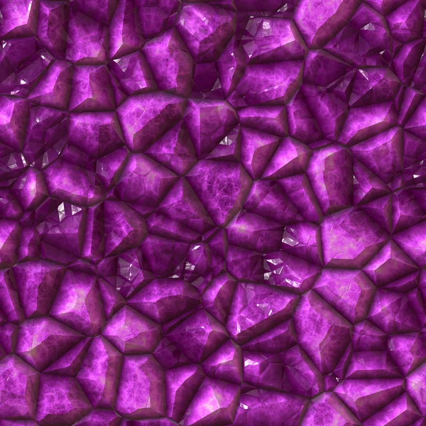 Abstracte Paarse Achtergrond Violet Naadloze Textuur Crystal Patroon — Stockfoto
