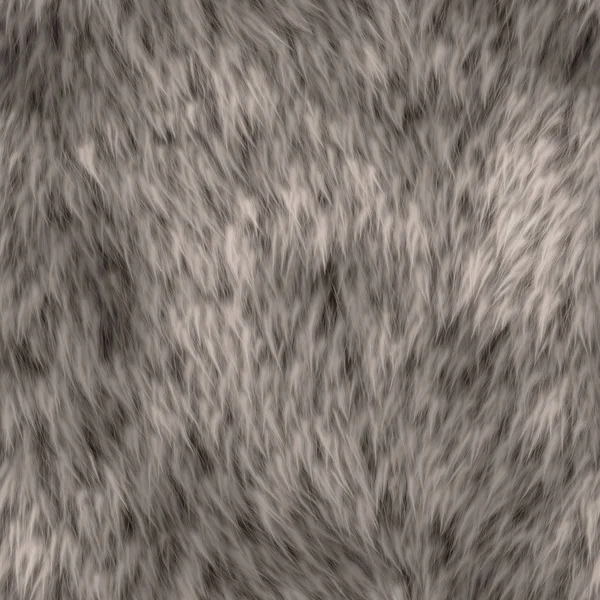 Gray Fur Texture Seamless Texture Background Fabric Fur Texture — Stock Photo, Image