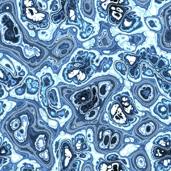 Cellen Onder Een Microscoop Naadloze Organische Iluustration — Stockfoto