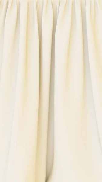 White curtain. Light creamy fabric. Beautiful background. High resolution.