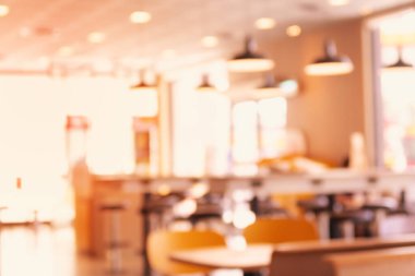 Kafenin bulanık görüntüsü, afiş arkaplanı