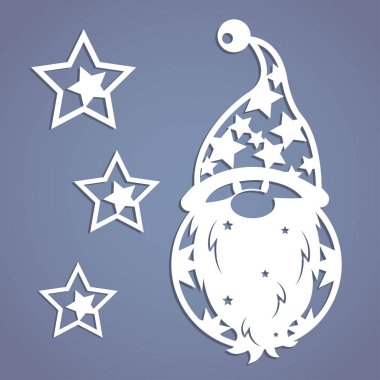 Download Gnome Stencil Free Vector Eps Cdr Ai Svg Vector Illustration Graphic Art