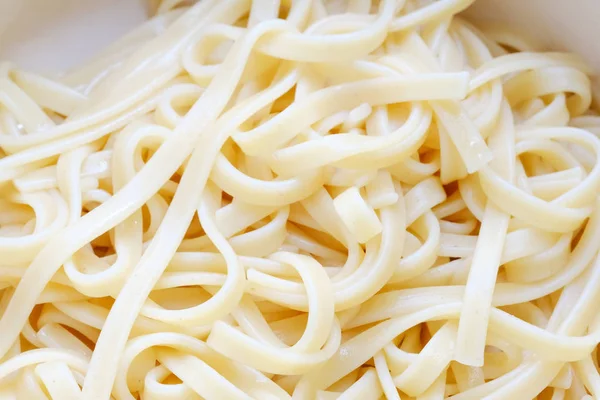 Spaghetti Pan Koken Kokend Water Pasta Koken Noedels — Stockfoto