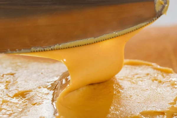 ピーナッツバターサンドイッチとピーナッツマクロ — ストック写真