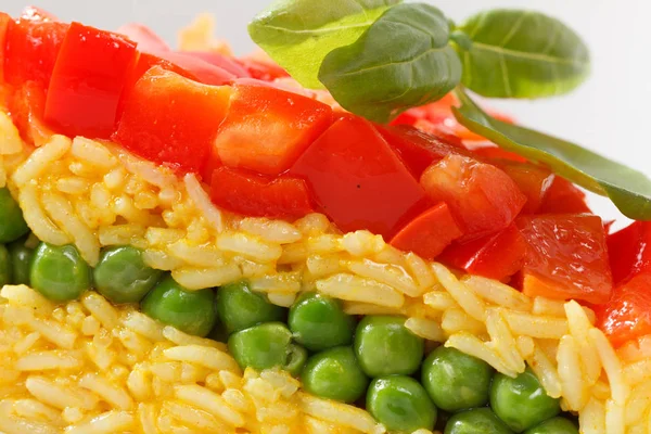 Comida Saludable Levanta Basmati Con Verduras Comida Vegana Arroz Basmati —  Fotos de Stock
