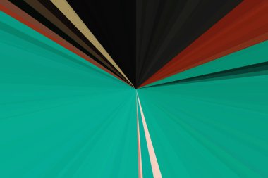 Soyut Yeşil ışınları arka plan. Renkli çizgili desen ışınlayın. Şık resimde modern trend renkler zemin.