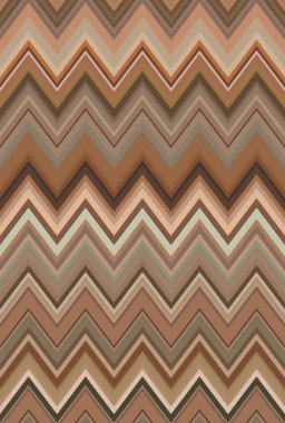 Chevron zikzak kahverengi kahve bronz desen sanat arka plan, renk trendleri