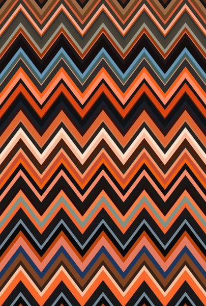 Motivo Zig Zag Chevron Sfondo Arte Astratta Tendenze Colore — Foto Stock