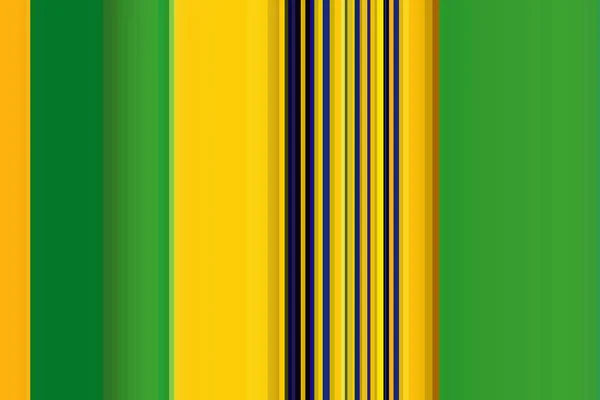 Bandeira Brasil Verde Padrão Listras Sem Costura Colorida Abstrato Ilustração — Fotografia de Stock