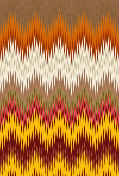 シェブロン ジグザグ波夏エコロジー自然パターン抽象美術背景 色のトレンド カラフルなシームレスなイラスト スタイリッシュ モダン — ストック写真