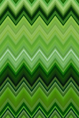 Chevron yeşil yeşillik çimen yaz bahar zikzak desen sanat arka plan, renk trendleri