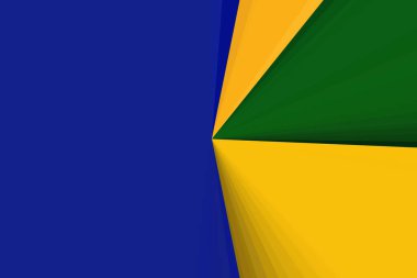 Soyut glitter Brezilya bayrak renkleri kullanarak arka plan ışıklar. Işınları renkli çizgili desen ışınlayın. Şık resimde modern eğilim zemin.