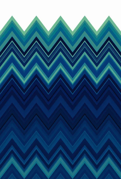 Ocean Sea Aquamarine Turquoise Seamless Chevron Zigzag Pattern Abstract Art — Stock Photo, Image