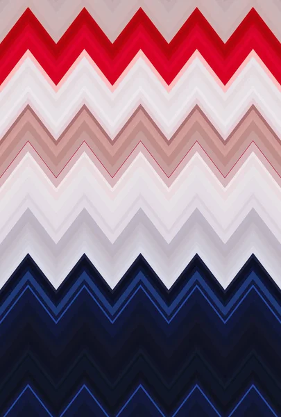 Chevron Zigzag Padrão Abstrato Arte Fundo Cor Eua Bandeira Tendências — Fotografia de Stock