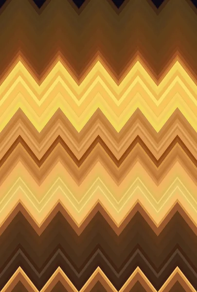 Chevron Zlaté Kovové Zlaté Bronzový Klikatý Vzor Abstraktního Umění Pozadí — Stock fotografie