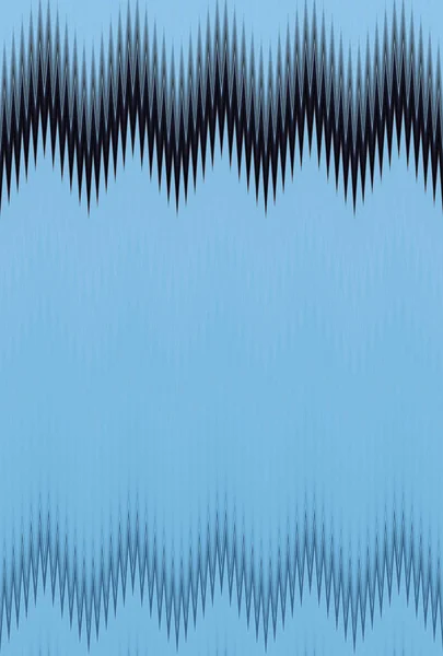 シェブロン ジグザグ波青い空パターン抽象美術背景 色の傾向 — ストック写真