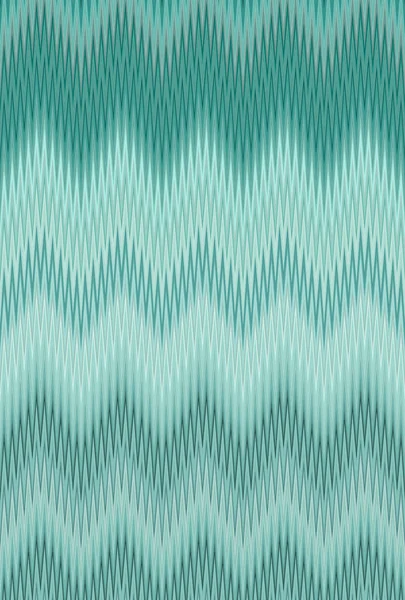 海蓝宝石 绿松石无缝 雪佛龙字形波浪图案抽象艺术背景 颜色趋势 — 图库照片