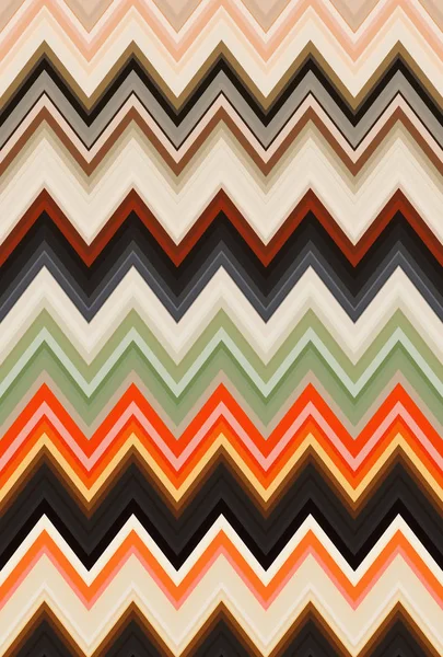 Groenten Concept Regenboog Kleur Chevron Zigzag Patroon Abstracte Kunst Achtergrond — Stockfoto