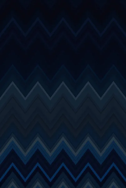 Chevron Zigzag Blu Scuro Modello Astratto Arte Sfondo Colore Tendenze — Foto Stock